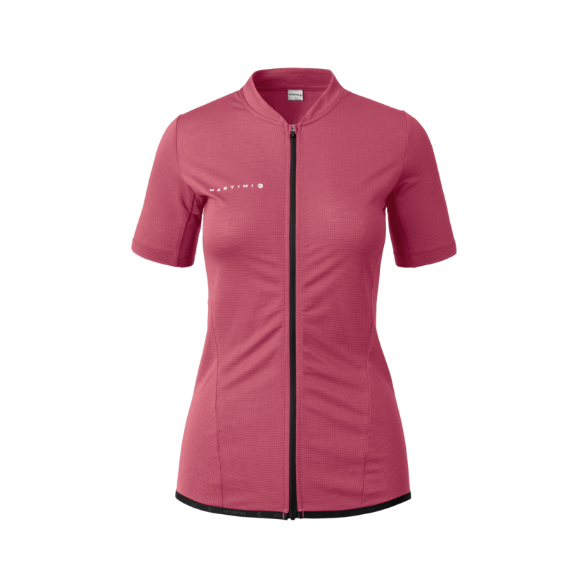 Martini Sportswear - Flowtrail Zip Shirt W - T-Shirts in blossom-black - Vorderansicht - Damen