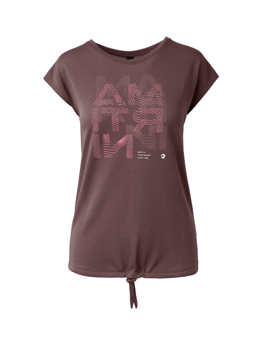 Martini Sportswear - Alpmate Flow Shirt W - T-Shirts in clay-off white - Vorderansicht - Damen