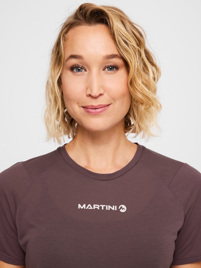 Martini Sportswear - Alpmate Trail Shirt W - T-Shirts in black-white - Dettaglio 3 - Donna