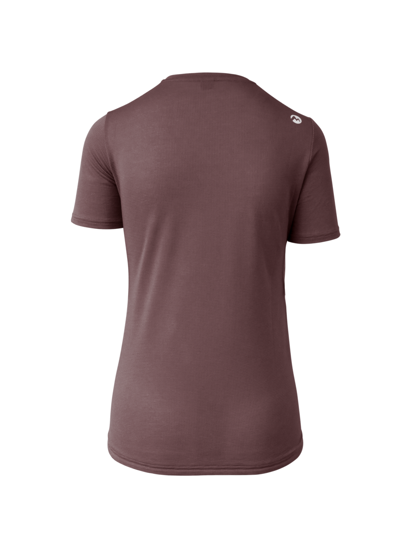 Martini Sportswear - Alpmate Trail Shirt W - T-Shirts in clay-white - vista posteriore - Donna