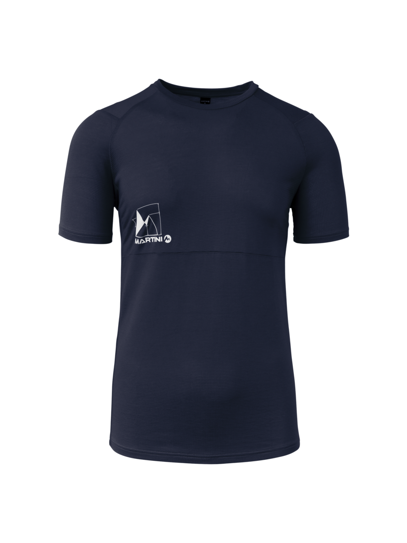 Martini Sportswear - Alpmate Flow Shirt M - T-Shirts in true navy - front view - Men