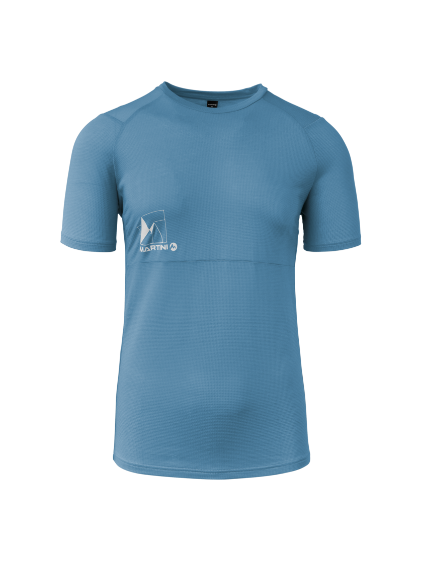 Martini Sportswear - Alpmate Flow Shirt M - T-Shirts in noon blue - Vorderansicht - Herren