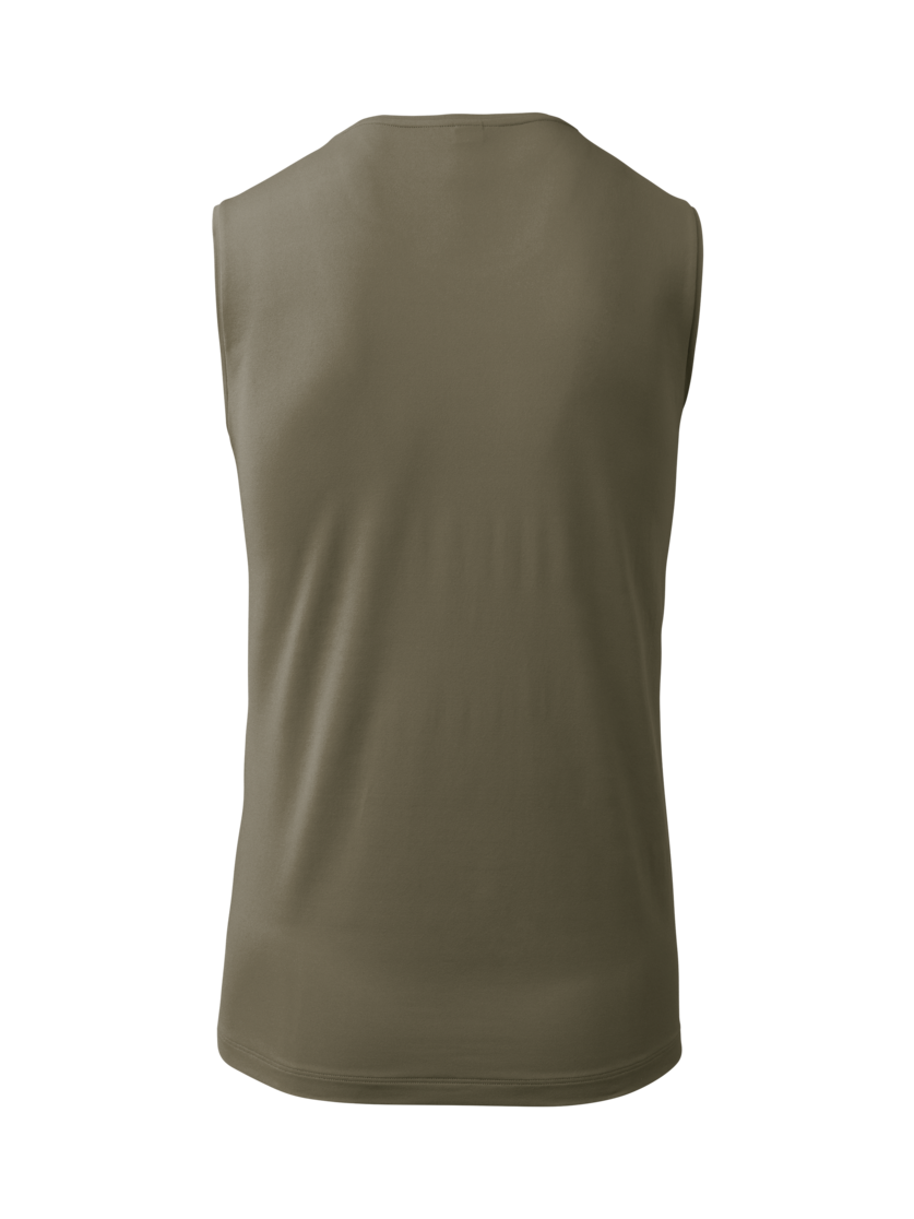 Martini Sportswear - Pacemaker Sleeveless Shirt M - Tops in moss - rear view - Men