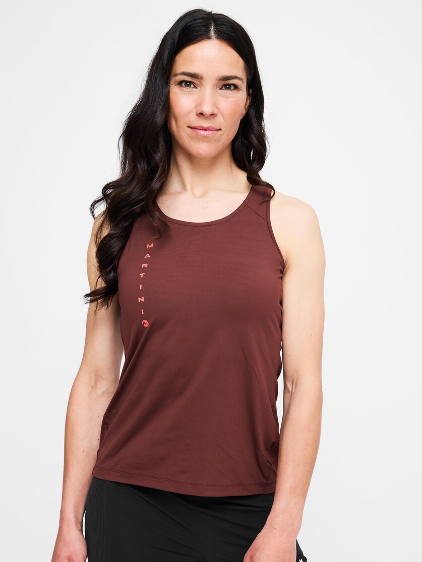 Martini Sportswear - Pacemaker Sleeveless Shirt W - Tops in white-black - Vorderansicht Model - Damen