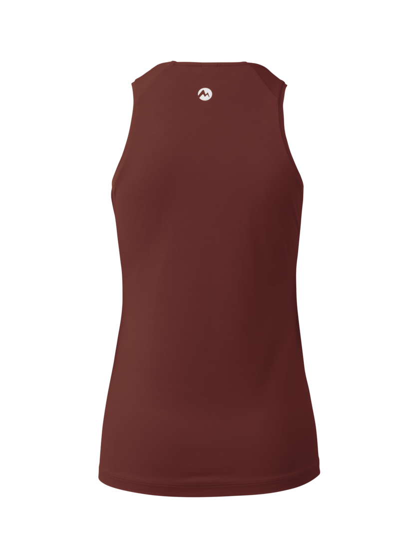 Martini Sportswear - Pacemaker Sleeveless Shirt W - Tops in peakan-punch - Rückansicht - Damen