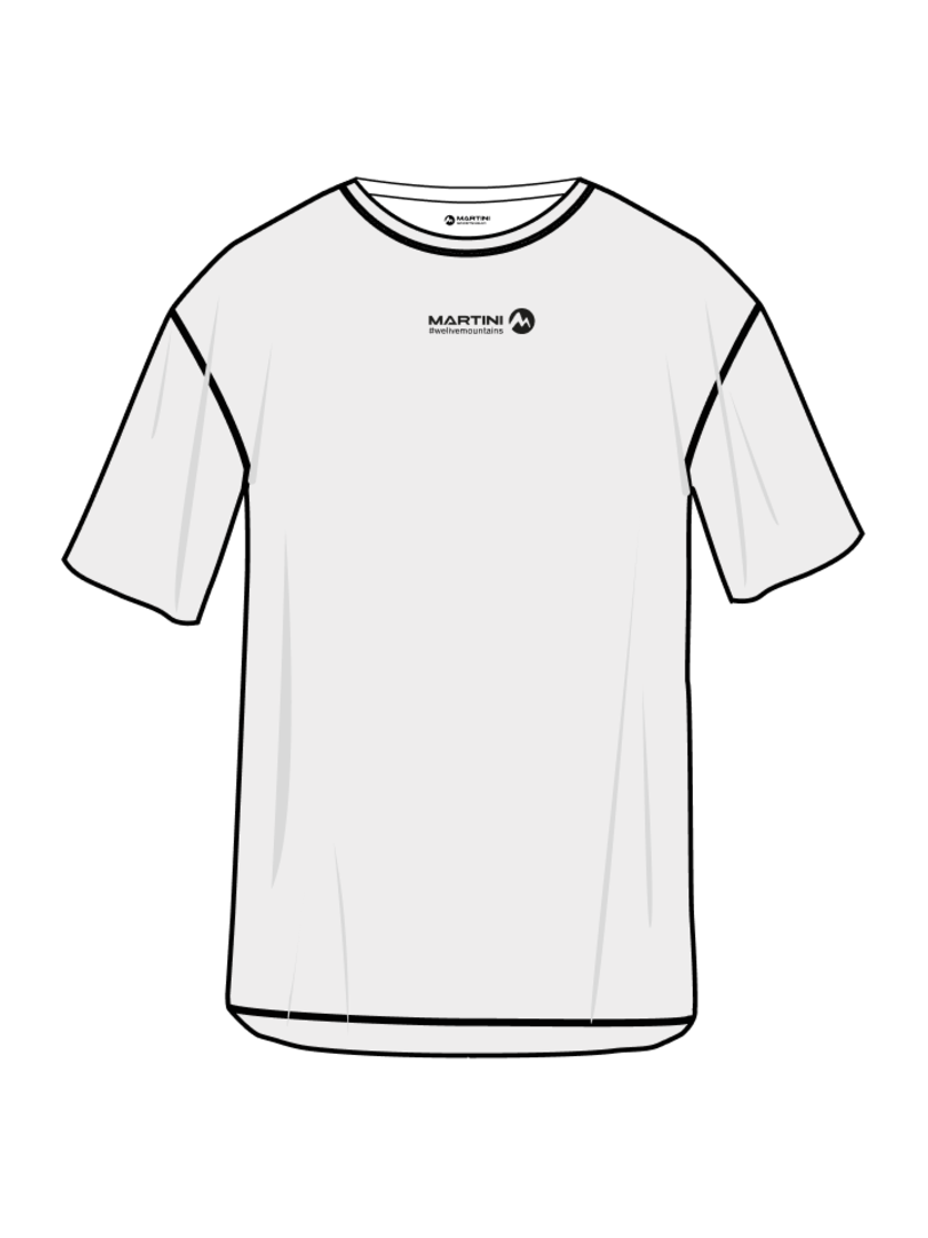 Martini Sportswear - WLM Shirt W - T-Shirts in off white-tangerine - rear view - Women