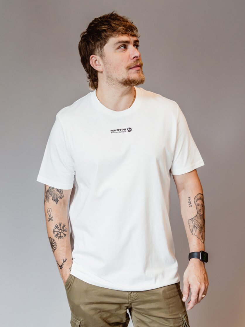 Martini Sportswear - WLM Shirt M - T-Shirts in off white-tangerine - Vorderansicht Model - Herren