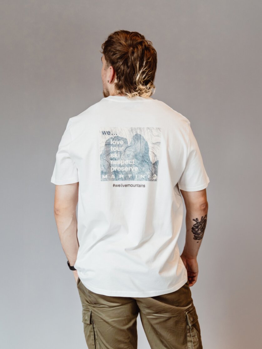Martini Sportswear - WLM Shirt M - T-Shirts in off white-tangerine - Rückansicht Model - Herren