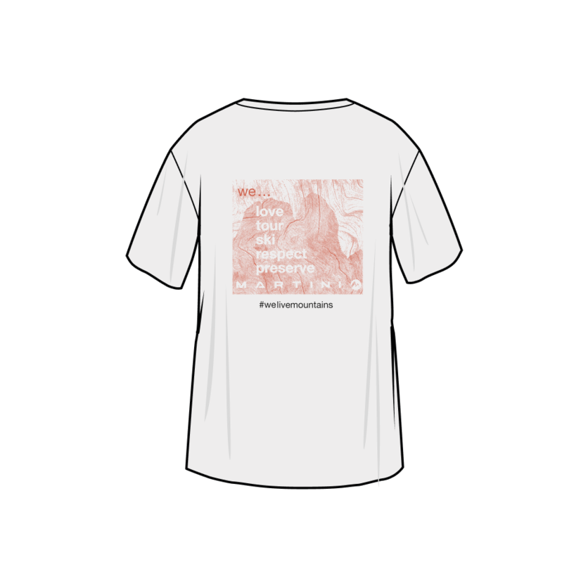 Martini Sportswear - WLM Shirt M - T-Shirts in off white-tangerine - front view - Men