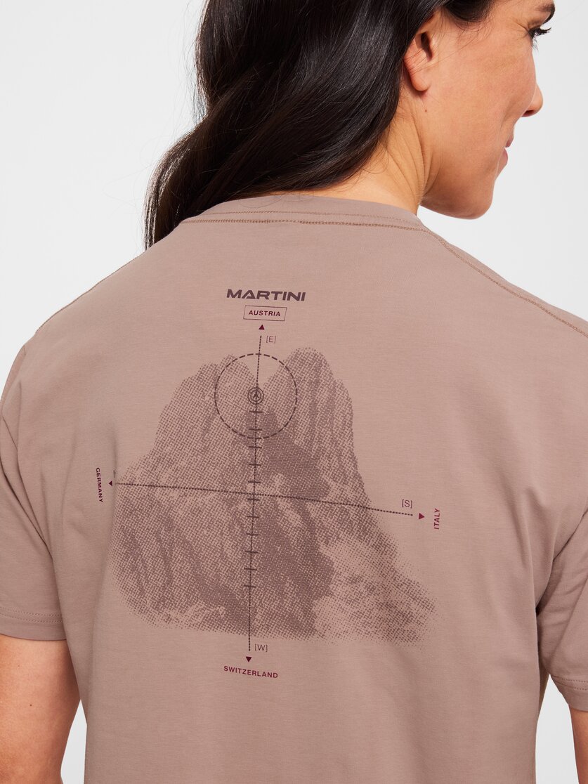 Martini Sportswear - Alpmate ComTee Shirt W - T-Shirts in off white-granite - Detail 1 - Women