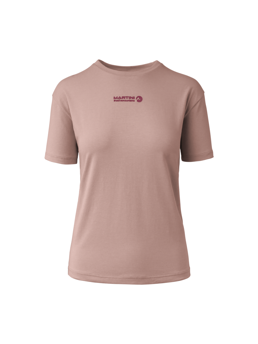 Martini Sportswear - Alpmate ComTee Shirt W - T-Shirts in terrafina-plume - front view - Women