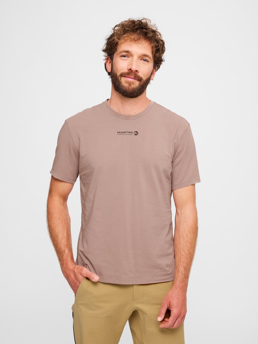 Martini Sportswear - Alpmate ComTee Shirt M - T-Shirts in white-black - Vorderansicht Model - Herren