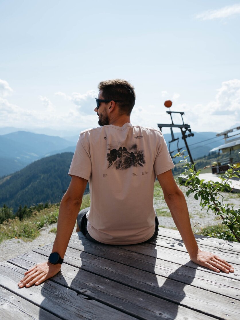 Martini Sportswear - Alpmate ComTee Shirt M - T-Shirts in white-black - Detail 3 - Herren