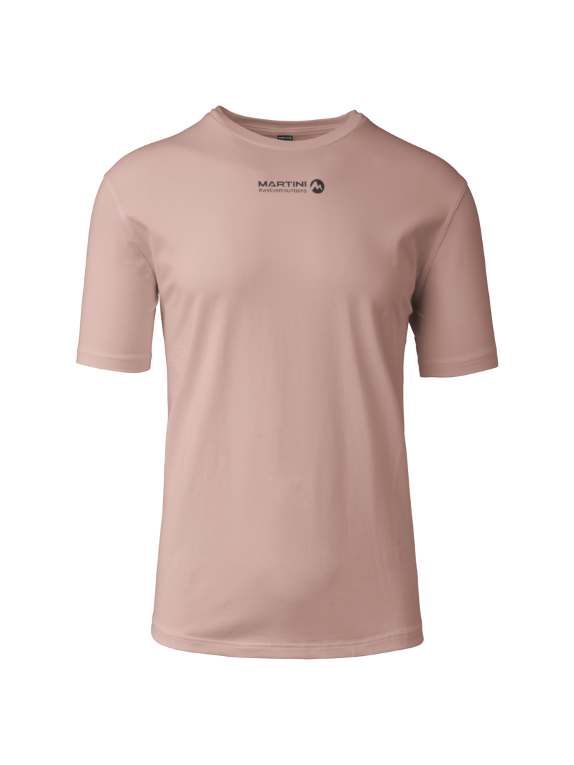 Martini Sportswear - Alpmate ComTee Shirt M - T-Shirts in terrafina-granite - Vorderansicht - Herren