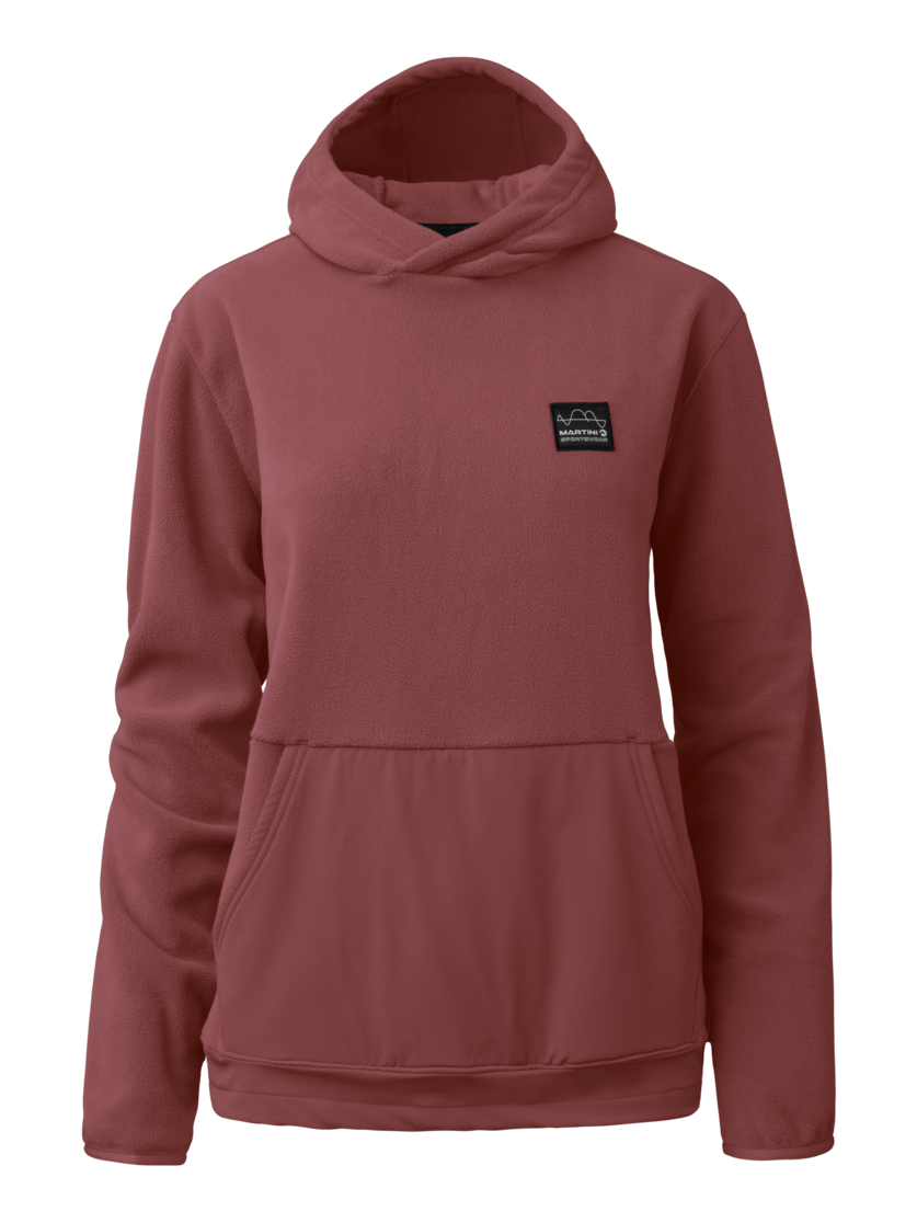 Martini Sportswear - Recharge Hoodie Uni - Fleecejacke in winter apple - Vorderansicht - Unisex