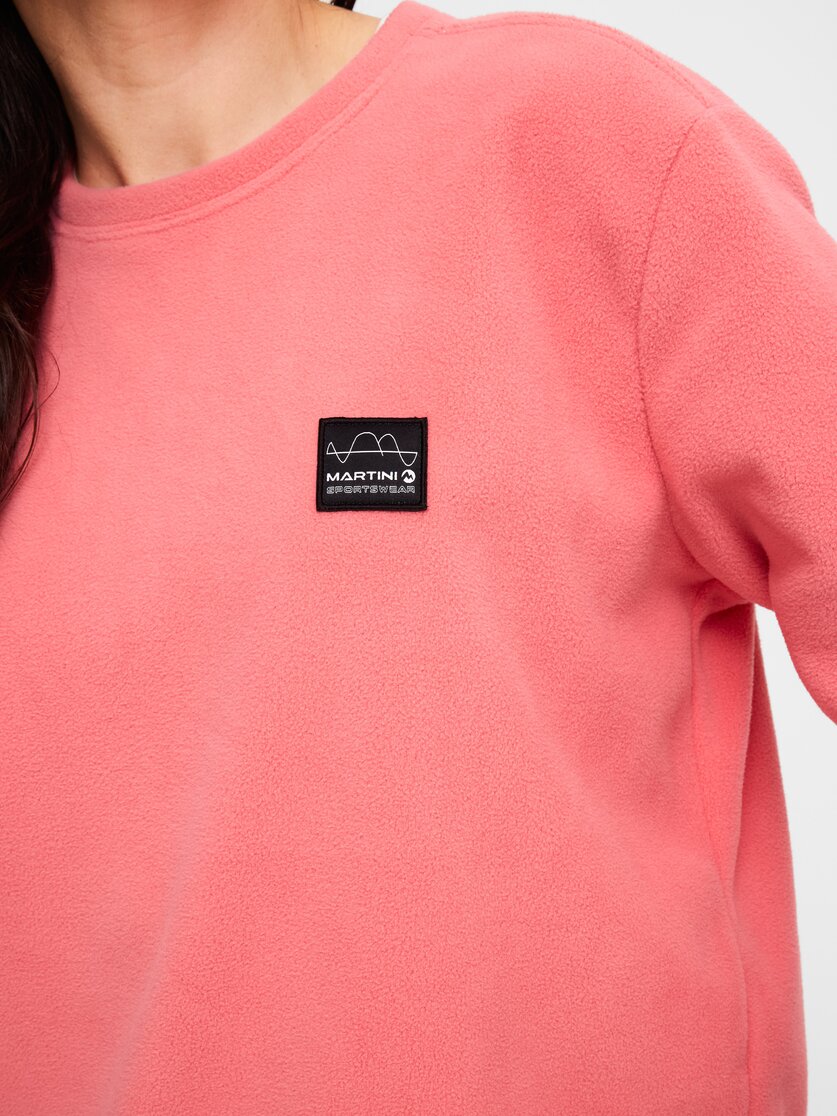 Martini Sportswear - Recharge Sweater Uni  - Fleecejacke in winter apple - Detail 1 - Unisex