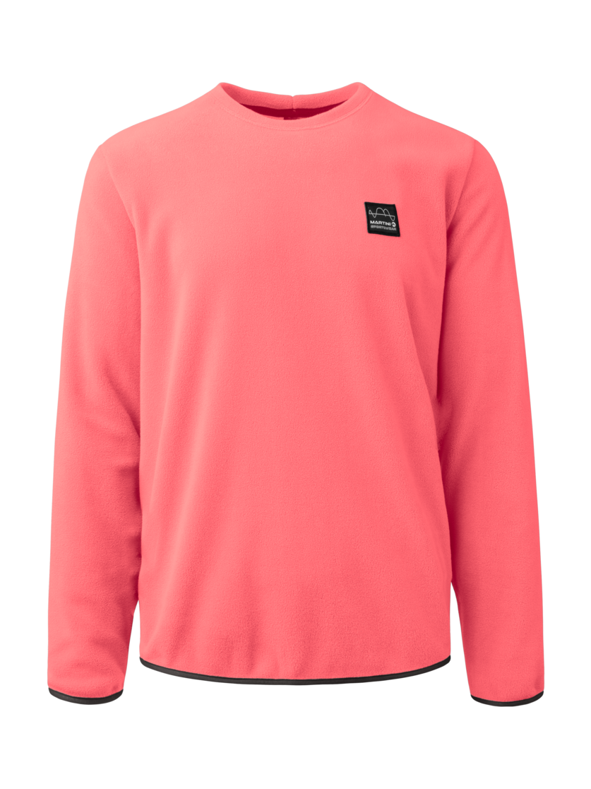 Martini Sportswear - Recharge Sweater Uni  - Fleecejacke in rosy glow - Vorderansicht - Unisex