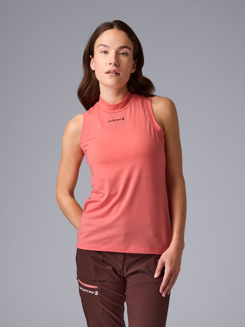 Martini Sportswear - Trektech Sleeveless Shirt W - Tops in white - front view model - Women