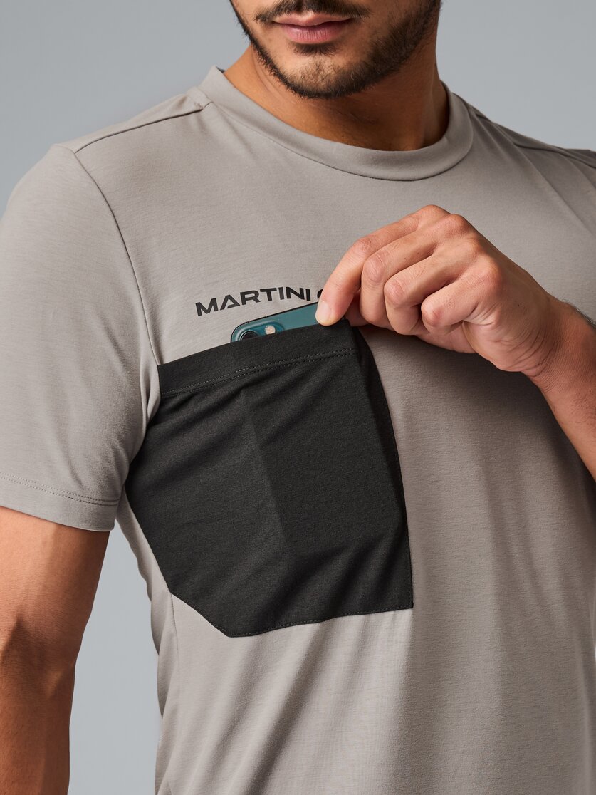 Martini Sportswear - Hillclimb Sport Shirt M - T-Shirts in white - Detail 1 - Herren