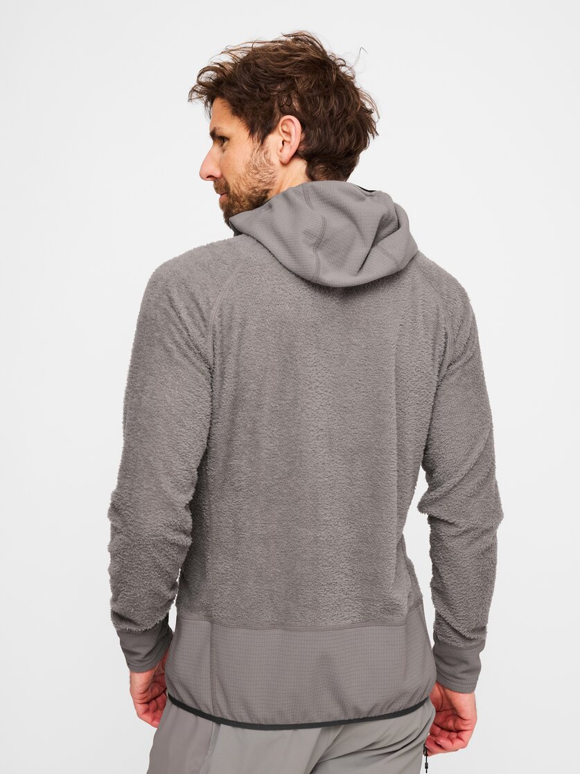 Martini Sportswear - Wildtrack Hoodie Primaloft Active M  - Felpe in black - vista laterale modello - Uomo
