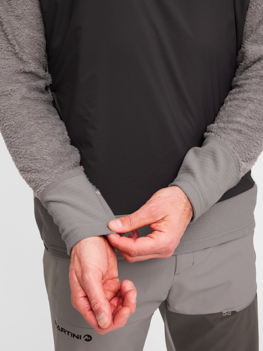 Martini Sportswear - Wildtrack Hoodie Primaloft Active M  - Hoodies in black - Detail 2 - Herren