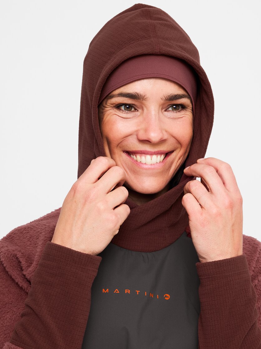Martini Sportswear - Wildtrack Hoodie Primaloft® Active W  - Hoodies in misty blue-granite - Detail 3 - Damen