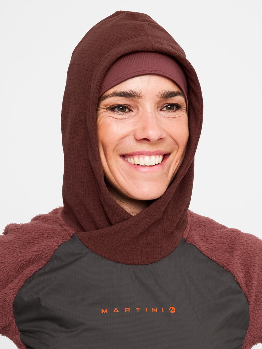 Martini Sportswear - Wildtrack Hoodie Primaloft® Active W  - Hoodies in misty blue-granite - Detail 4 - Damen