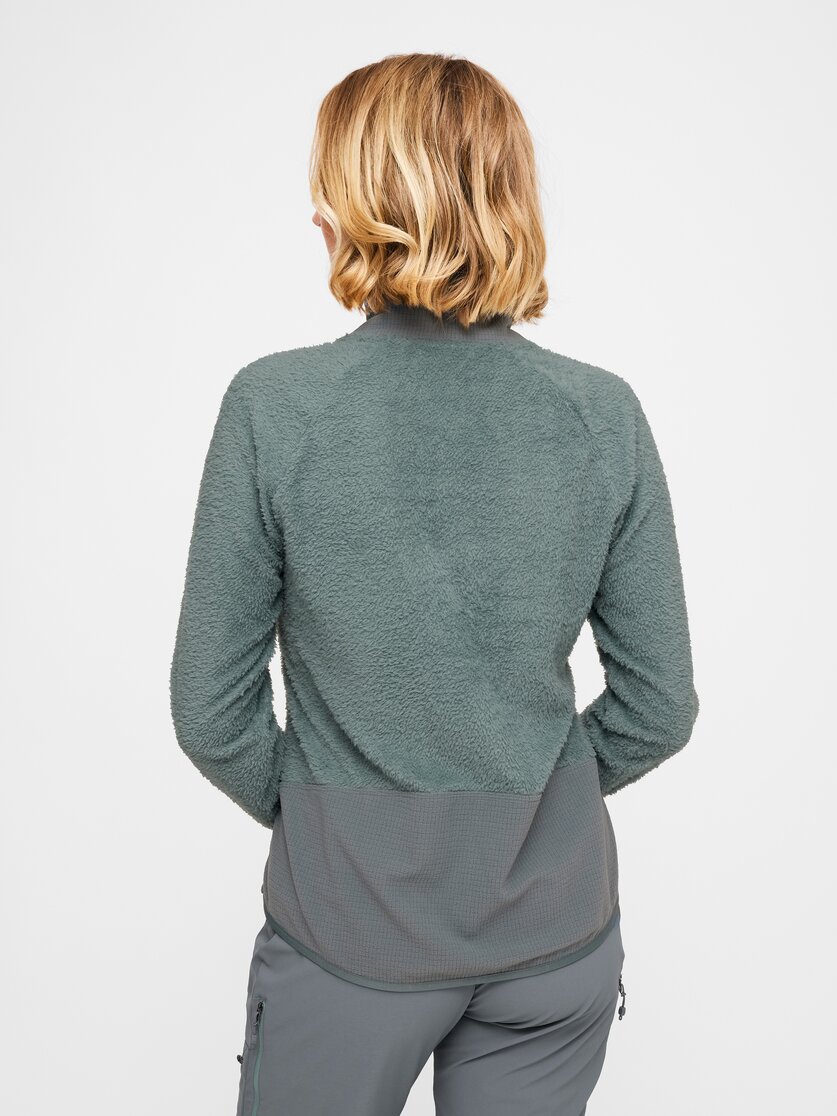 Martini Sportswear - Wildtrack Shirt Primaloft®Active W - Maglie a maniche lunghe in true navy-moon - vista laterale modello - Donna