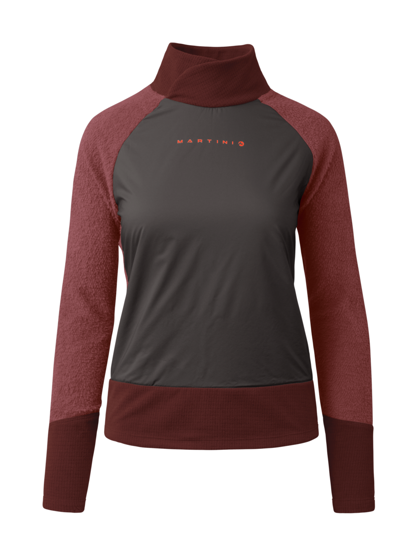 Martini Sportswear - Wildtrack Shirt Primaloft®Active W - Langarmshirts in winter apple-granite - Vorderansicht - Damen