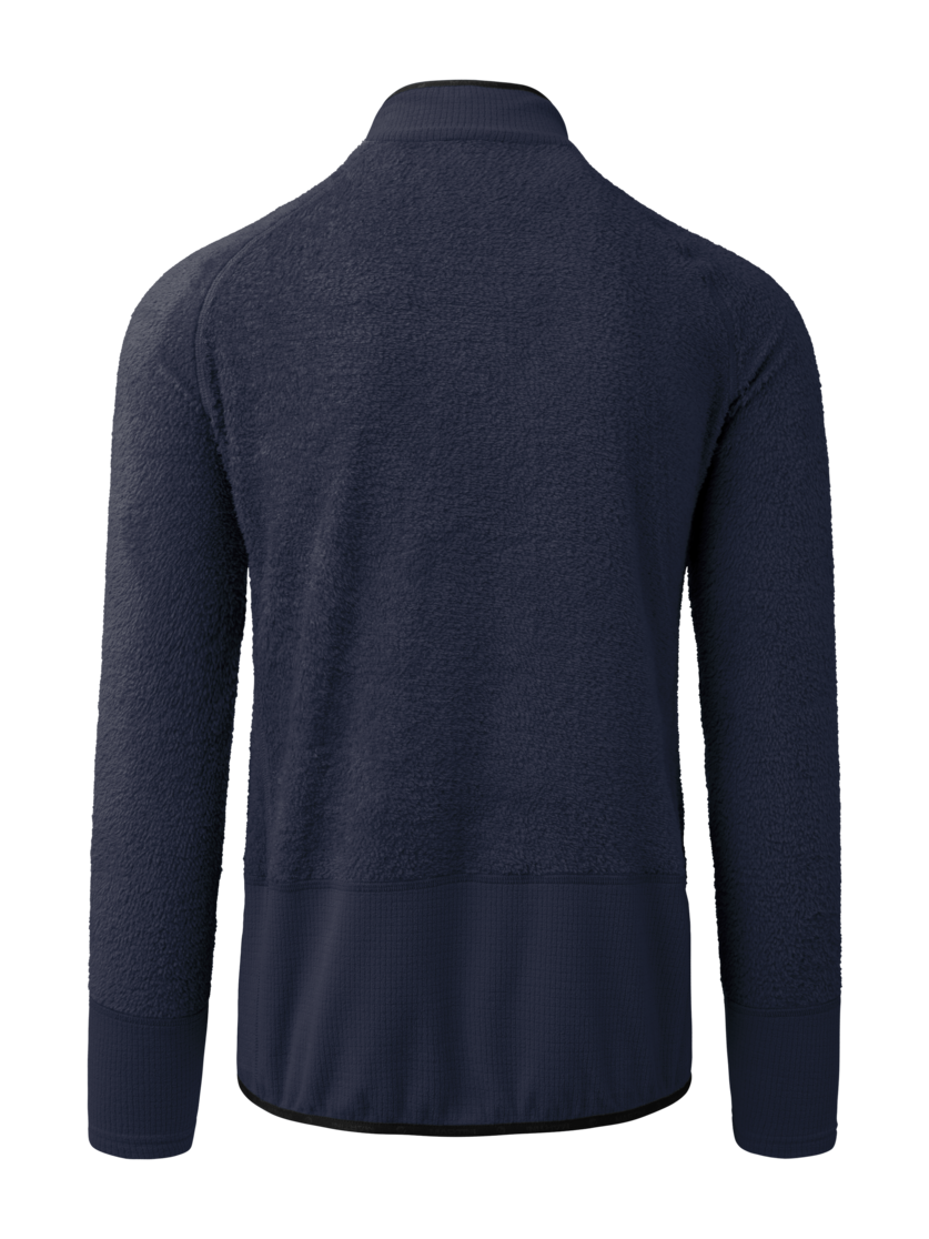 Martini Sportswear - Wildtrack Halfzip Shirt Primaloft®Active M - Langarmshirts in true navy-black - Rückansicht - Herren