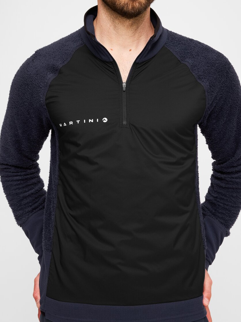 Martini Sportswear - Wildtrack Halfzip Shirt Primaloft®Active M - Langarmshirts in true navy-black - Detail 1 - Herren