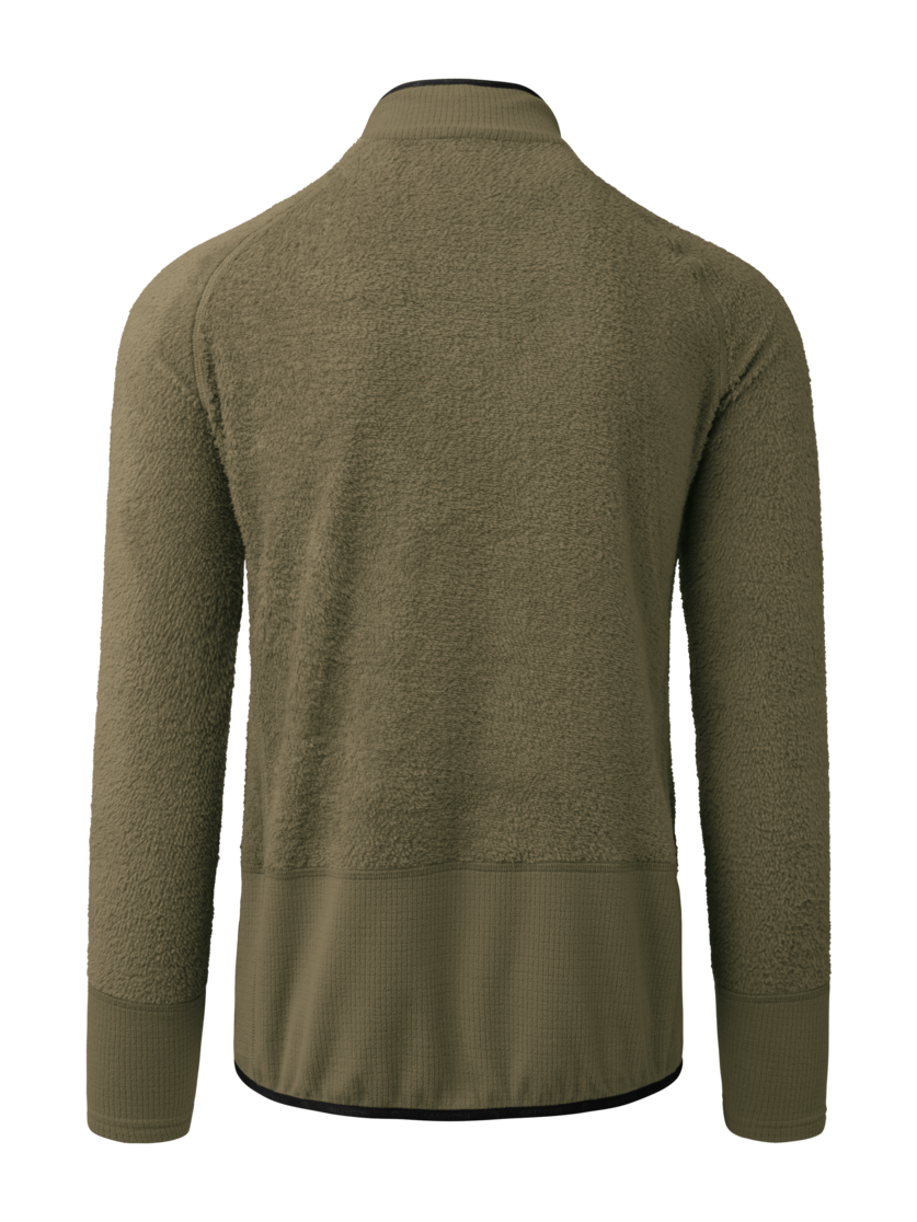 Martini Sportswear - Wildtrack Halfzip Shirt Primaloft®Active M - Langarmshirts in spanish green-granite - Rückansicht - Herren