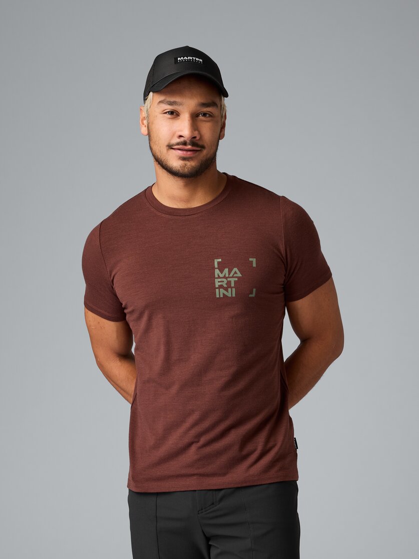 Martini Sportswear - Trektech Shirt M - T-Shirts in black-white - Vorderansicht Model - Herren