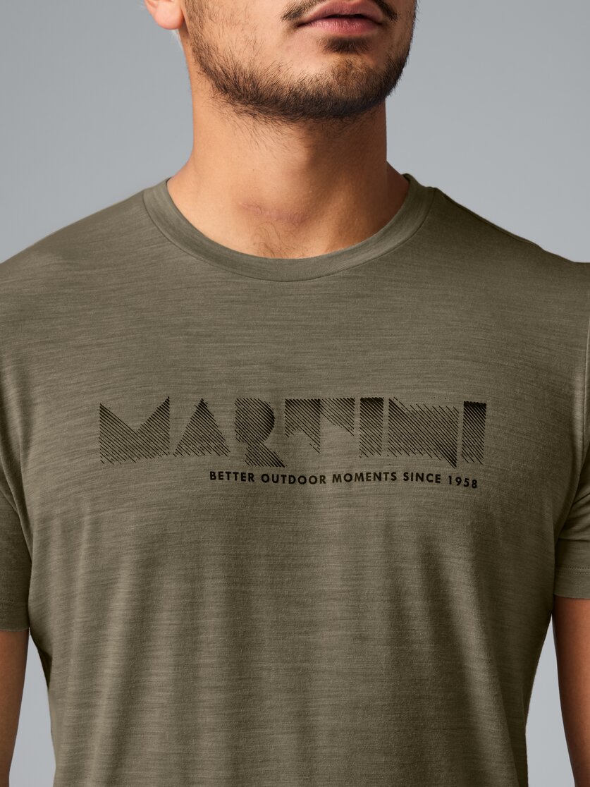 Martini Sportswear - Alpmate Shirt M - T-Shirts in black-white - Detail 1 - Herren