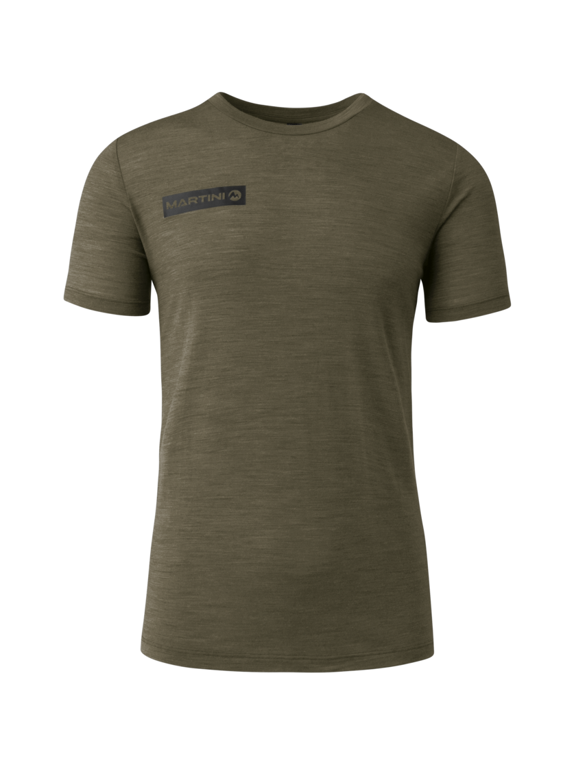 Martini Sportswear - Yalca Shirt M - T-Shirts in moss - front view - Men