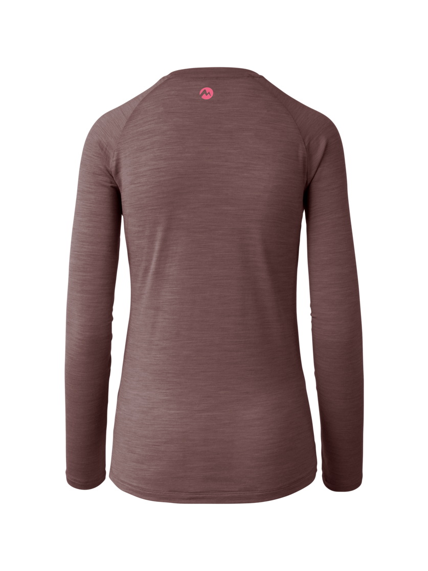 Martini Sportswear - Highventure LS Shirt W - Langarmshirts in clay-terrafina - Rückansicht - Damen