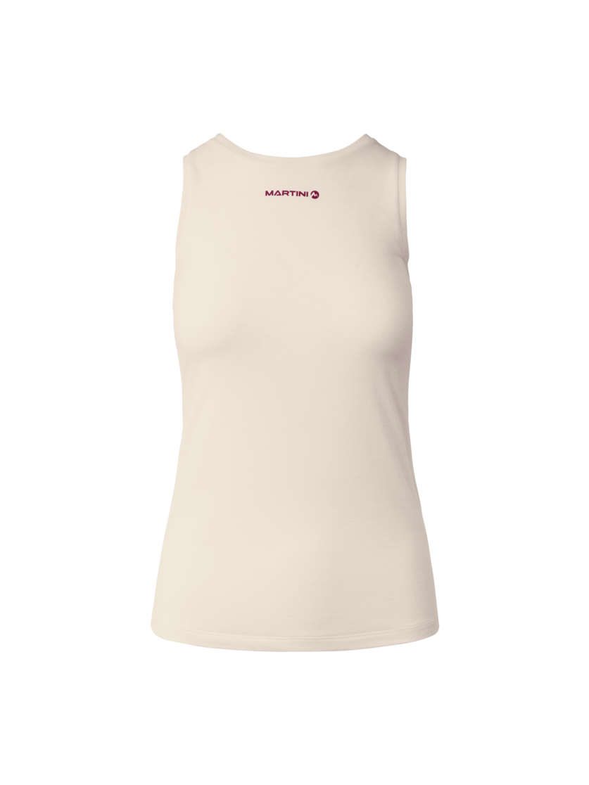 Martini Sportswear - Highventure Loom Tanktop W - Tops in off white-plume - front view - Women