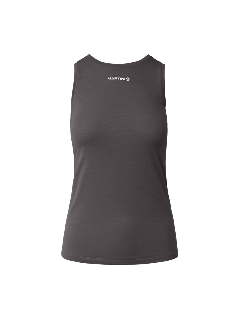 Martini Sportswear - Highventure Loom Tanktop W - Tops in granite-white - Vorderansicht - Damen