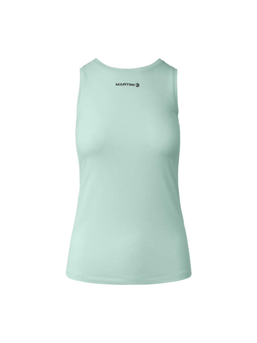 Martini Sportswear - Highventure Loom Tanktop W - Tops in ibiza blue-black - vista frontale - Donna