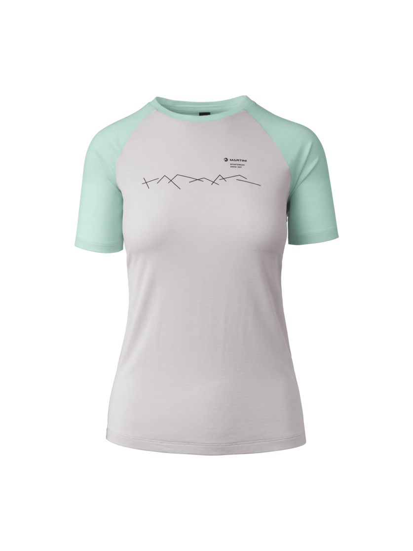 Martini Sportswear - Highventure Loom Shirt W - T-Shirts in fog-ibiza blue - front view - Women