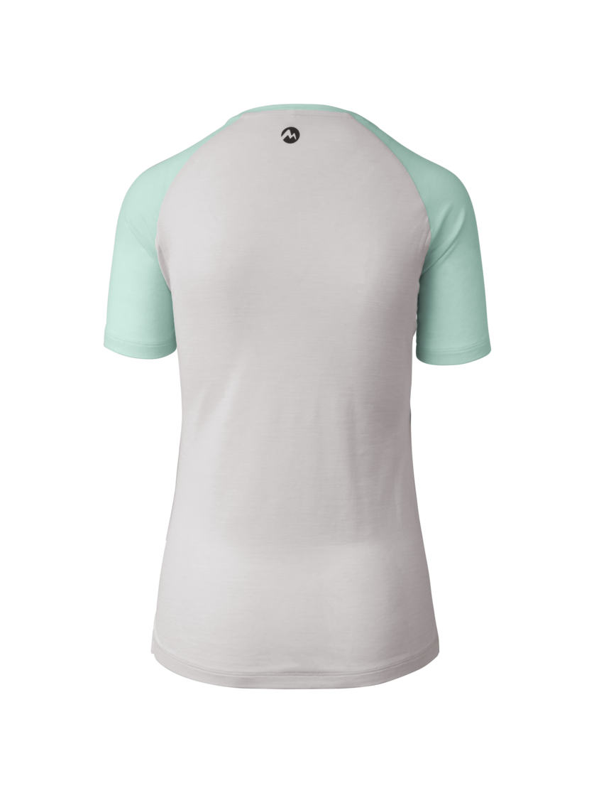 Martini Sportswear - Highventure Loom Shirt W - T-Shirts in fog-ibiza blue - rear view - Women