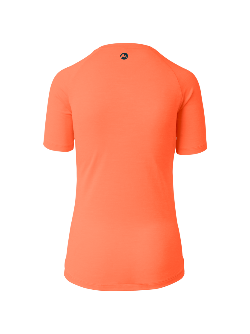 Martini Sportswear - Highventure Loom Shirt W - T-Shirts in papaya - rear view - Women