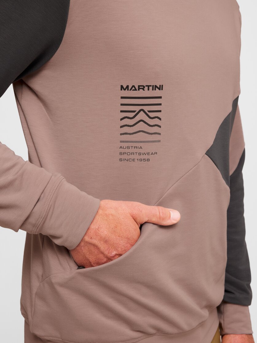 Martini Sportswear - Alpmate Roots ML Hoody M - Hoodies in black - Detail 2 - Herren