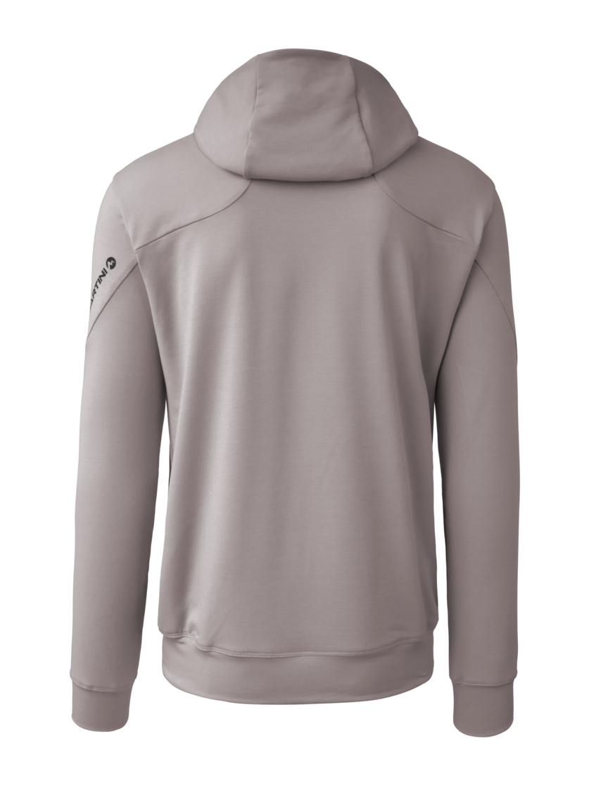 Martini Sportswear - Alpmate Roots ML Hoody M - Hoodies in ash - Rückansicht - Herren