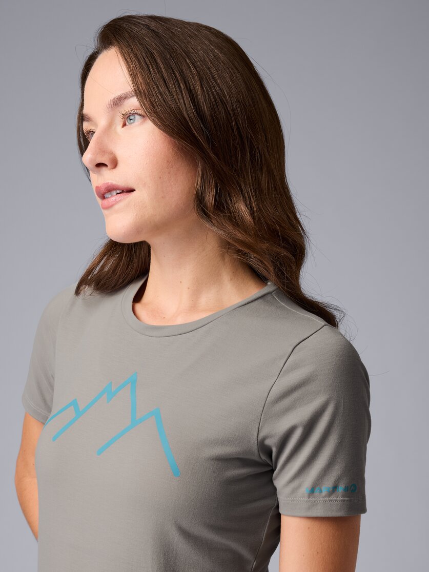 Martini Sportswear - Alpmate Shirt W - T-Shirts in white-black - Detail 1 - Damen