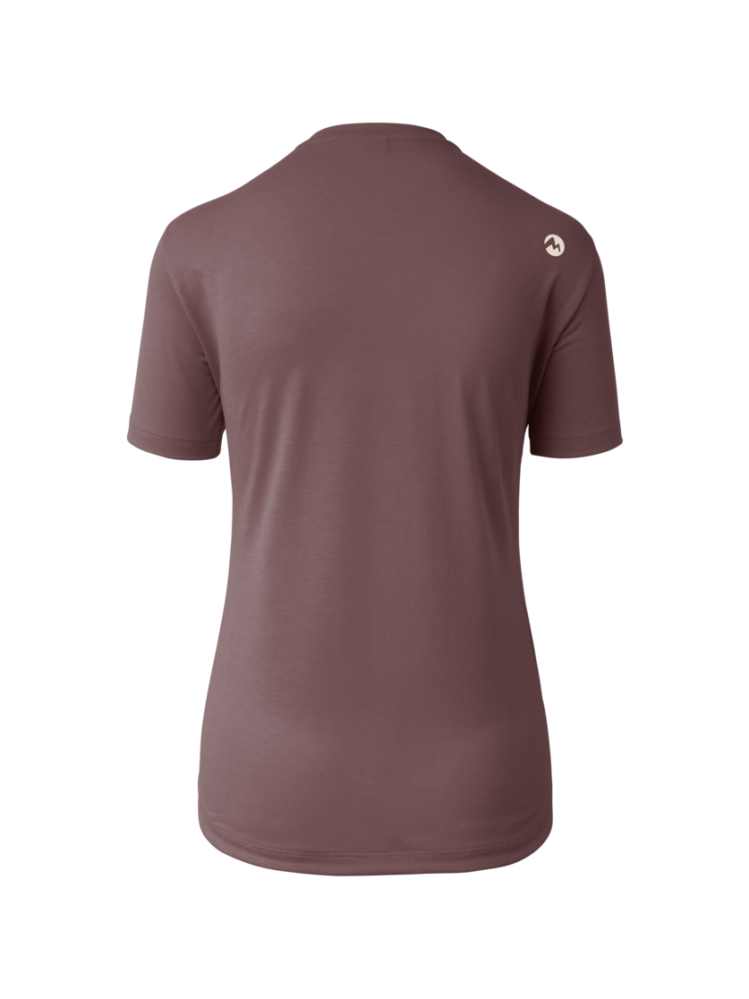 Martini Sportswear - Alpmate Breeze Shirt W - T-Shirts in clay-off white - vista posteriore - Donna