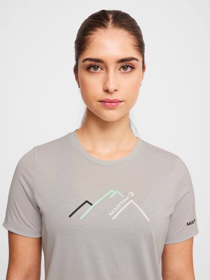 Martini Sportswear - Alpmate Summit Shirt W - T-Shirts in white-plume - Detail 1 - Damen