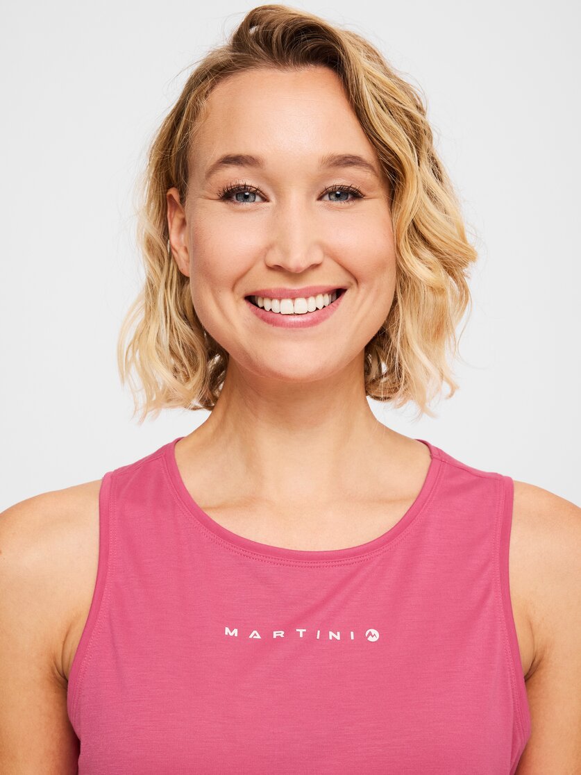 Martini Sportswear - Hillclimb Blaze Tanktop W - Tops in fuchsia-plume - Seitenansicht - Damen