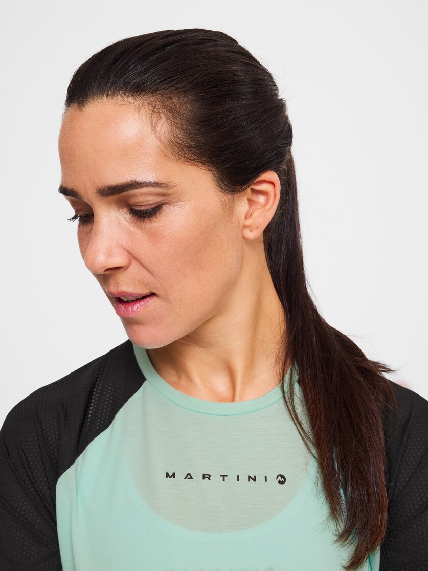 Martini Sportswear - Hillclimb Flex Shirt W - T-Shirts in white-black - Dettaglio 2 - Donna