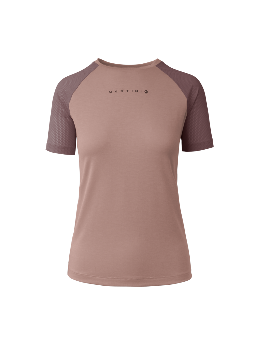 Martini Sportswear - Hillclimb Flex Shirt W - T-Shirts in terrafina-clay - front view - Women